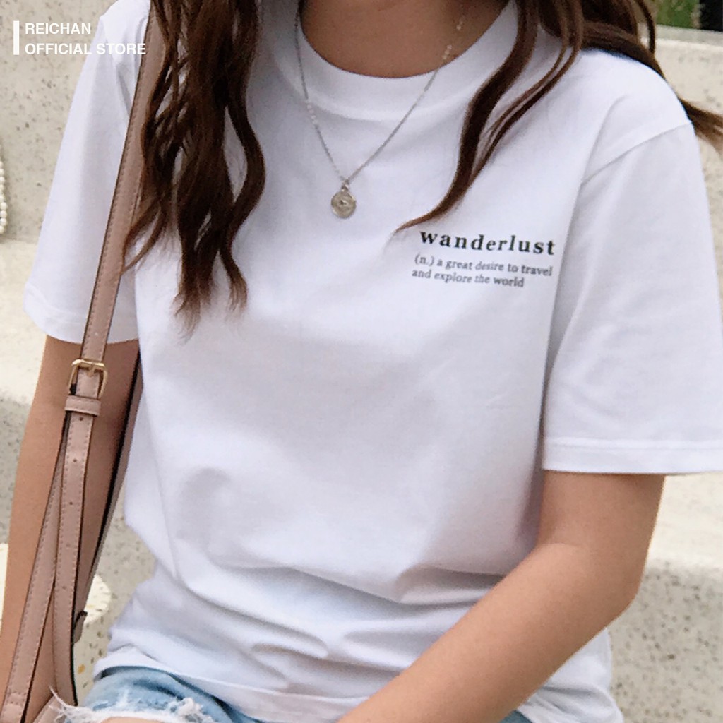 Áo thun nam nữ - áo phông unisex cotton 100% mát mịn thấm hút mồ hôi Wanderlust basic Reichan