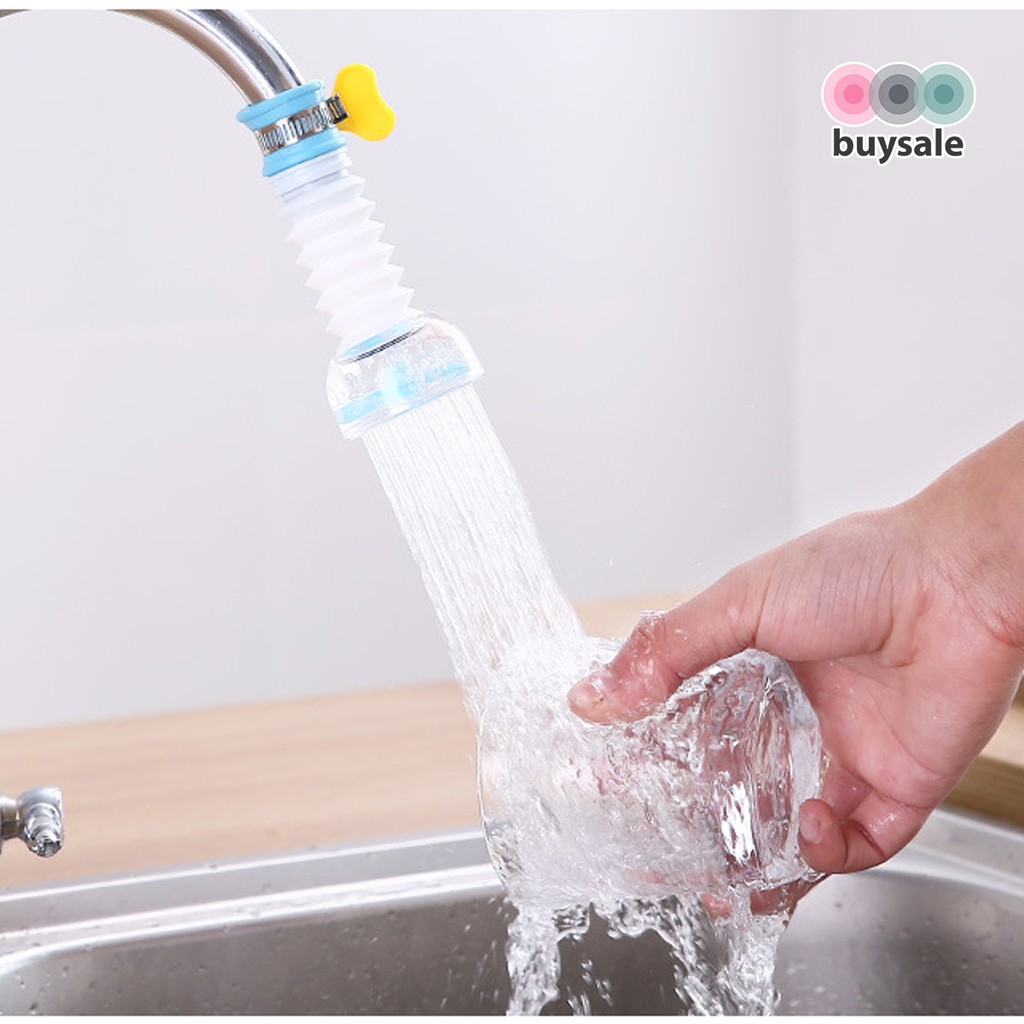 Đầu vòi rửa bát tăng áp có dây inox cố định vào cổ vòi nước - buysale - BSPK166