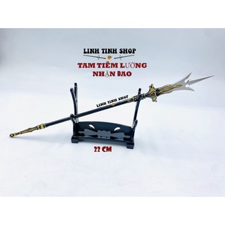 Mô hình trưng bày Nhị Lan Thần Tam Tiêm Lưỡng Nhận Đao