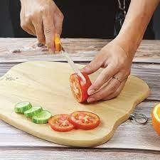 Thớt Gỗ Hình Quả Ớt Chuông Đức Thành 03831 - Thớt gỗ sạch Đức Thành bảo vệ bữa ăn gia đình bạn
