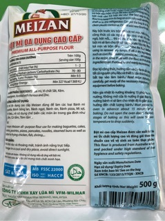 Bột mì Meizan gói 500g
