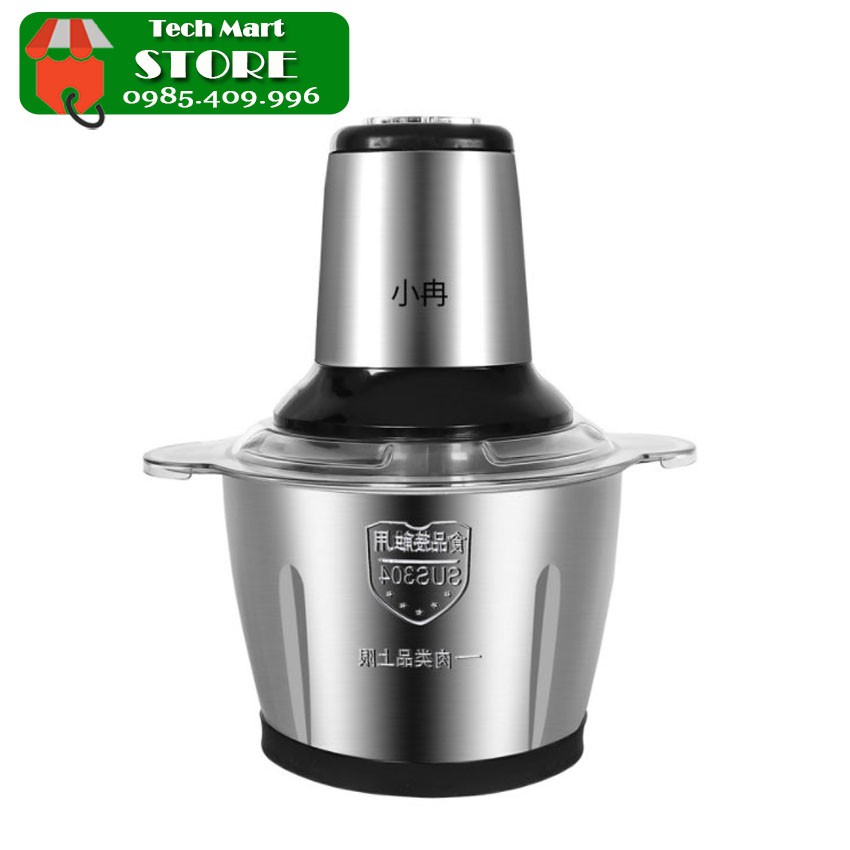 Cối Xay Thịt Cối Inox 4 Lưỡi Đa Năng, Dung Tích 2L,3L [Hàng nội địa Trung]❎