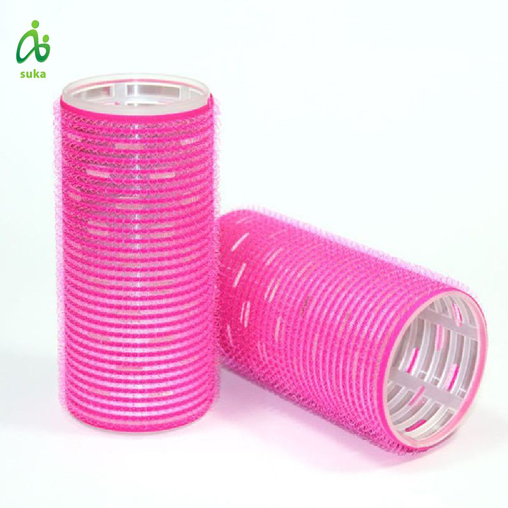 Lô uốn tóc phong cách Hàn quốc, cuộn mái tự dính ,làm xoăn lọn tóc nữ  lõi nhôm  size 12 x 5cm SK