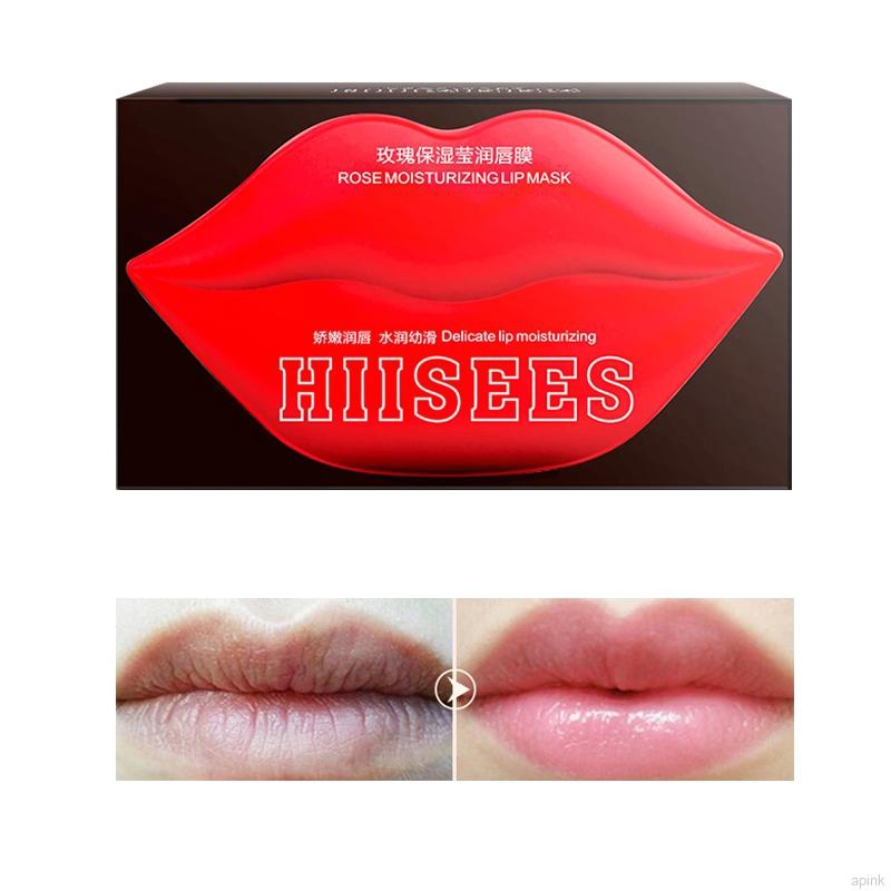 [Hàng mới về] Bộ 20 mặt nạ môi hoa hồng dưỡng ẩm nhẹ nhàng | BigBuy360 - bigbuy360.vn
