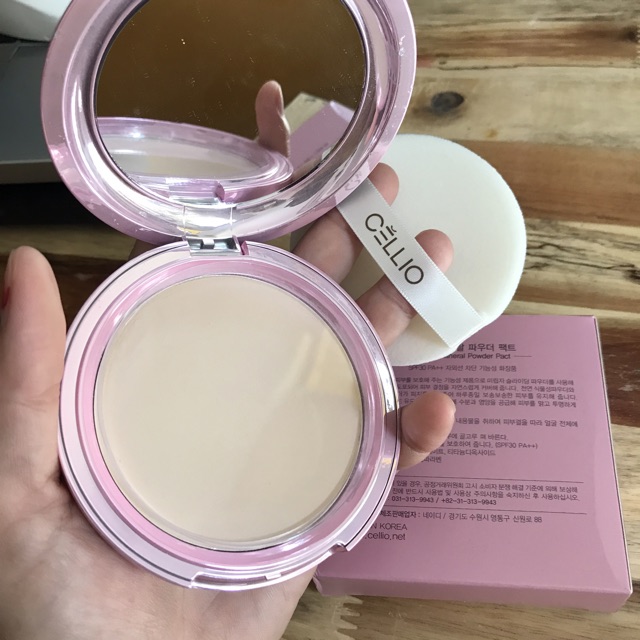 Phấn Nén Shining Powder Pact SPF 30PA++ CELLIO