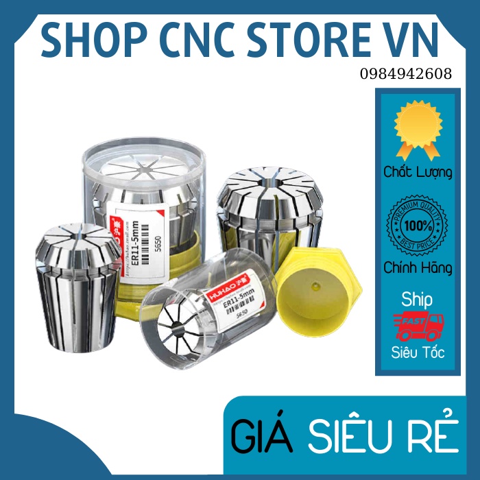 Kẹp Mũi Dao CNC - Collet Nut ER11 Kẹp Dao Mũi Phay (khoan) Dùng Cho Spindle