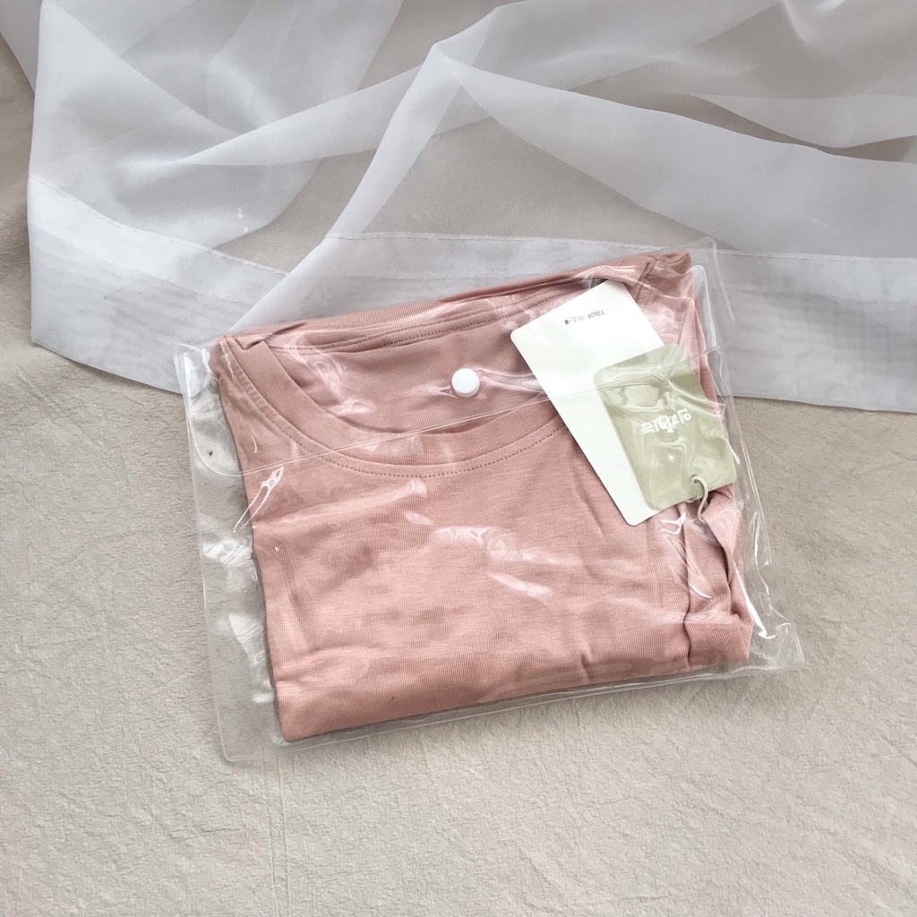 (40-80kg) Áo thun dài tay Rayon Spandex Snugg siêu đàn hồi SNU2091