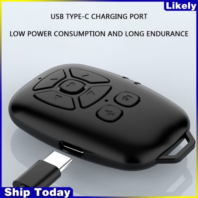 Bộ Điều Khiển Từ Xa Không Dây Bluetooth Chụp Ảnh Selfie Cho Điện Thoại