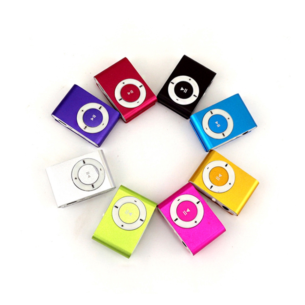 Máy Nghe Nhạc Mp3 Mini Dạng Kẹp Chống Thấm Nước Tiện Dụng Khi Tập Thể Thao Mp3