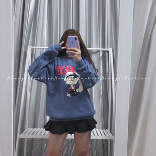 áo sweater nỉ bông M434[Kèm hình thật]