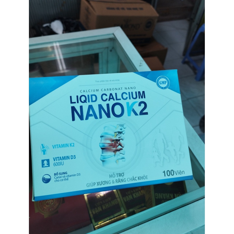 Liqid Calcium nano K2 phát triển chiều cao, kích thích ăn ngon, cho xương và răng chắc khoẻ chống còi xương, loãng xương