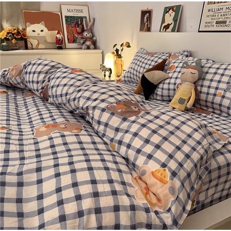 BST Vỏ Chăn Ga Cotton Poly Nhiều Hoạ Tiết - Chất Cotton Poly Đanh Vải - shinbedding