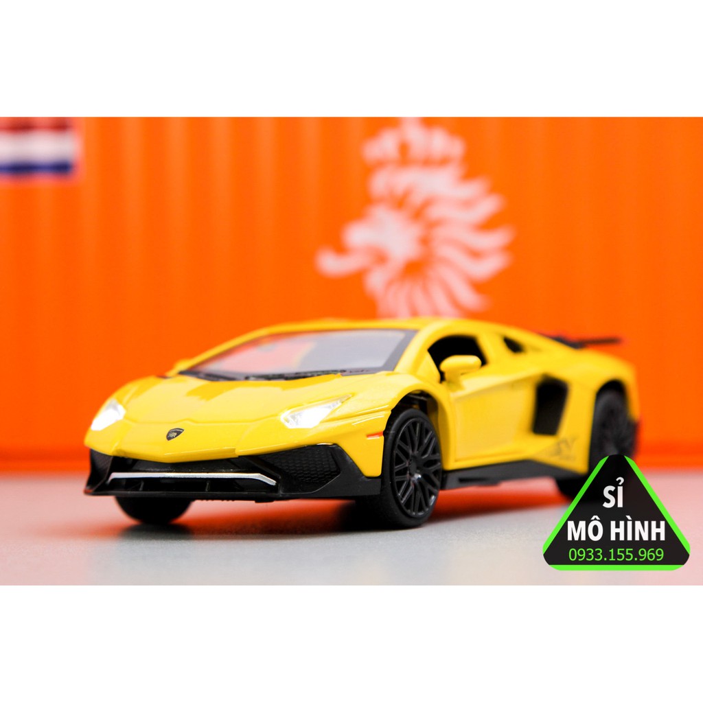 [ Sỉ Mô Hình ] Mô hình siêu xe Lambo Aventador SV 1:32