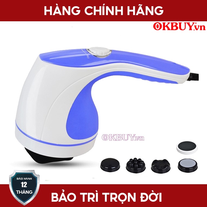 Máy Massage Cầm Tay Hồng Ngoại 4 Đầu Puli PL-603B | OKbuy