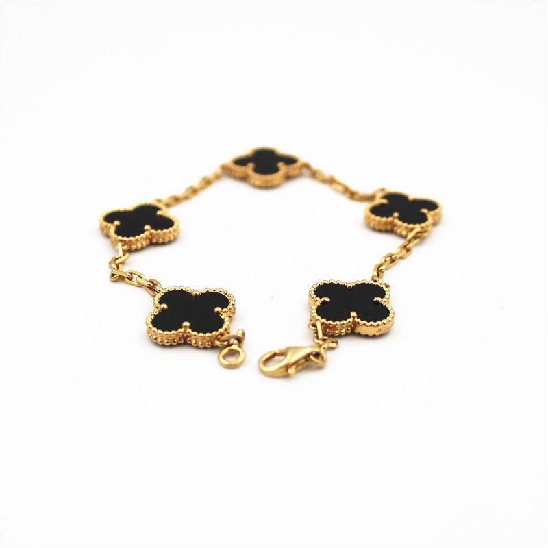 Van Cleef & Arpel bracelet Five-Flower VCA Five-Flower Bracelet red flower black flower white flower various optional new bracelet