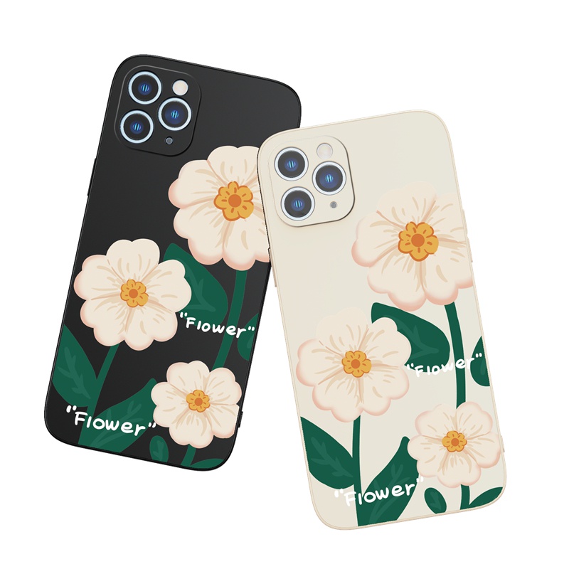 Ốp lưng iphone Ốp điện thoại Suntaiho silicon mềm hình hoa thích hợp cho iPhone 13 12 11 mini pro x xr xs max 7 8 plus