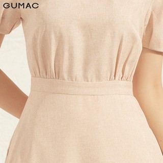 Đầm tay phồng cổ U DA1153 GUMAC
