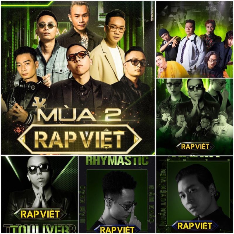 10-30 hình dán Stickers Rap Việt 2020 decal