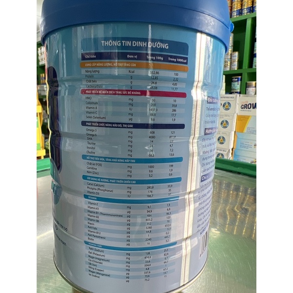 Sữa Milky Auz số 1 850g.