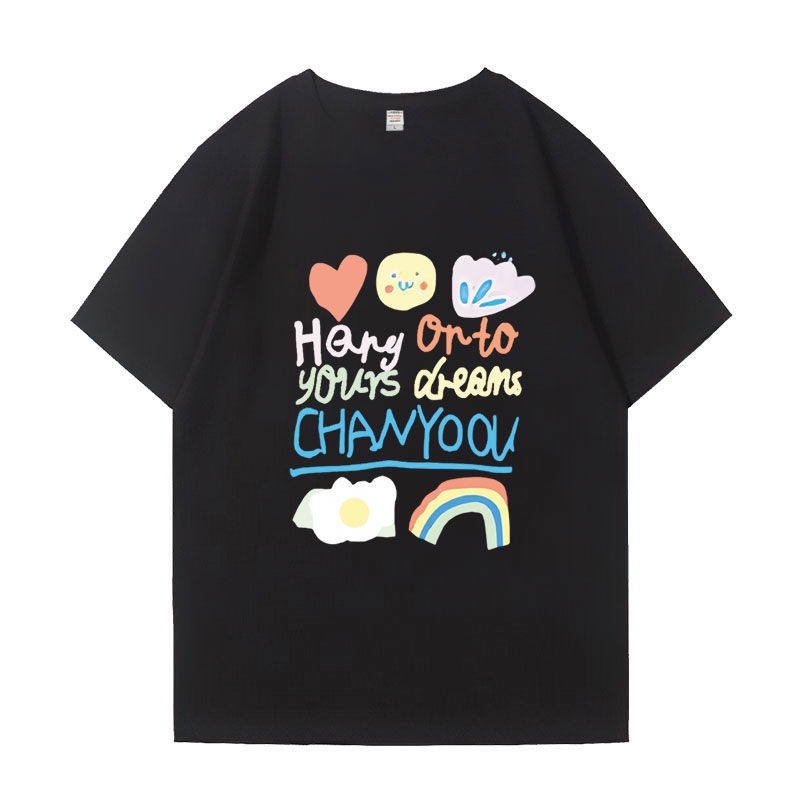 Áo Thun Tay Ngắn Dáng Rộng Vải cotton Thời Trang Trẻ Trung Cho Nữ
