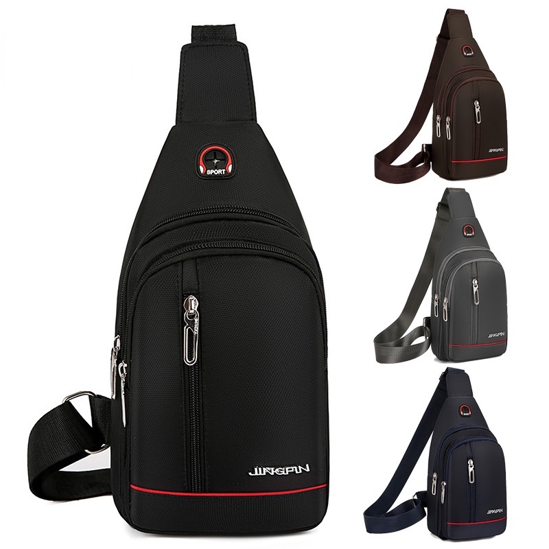 Túi đeo chéo vai vải oxford chống nước mới cho nam