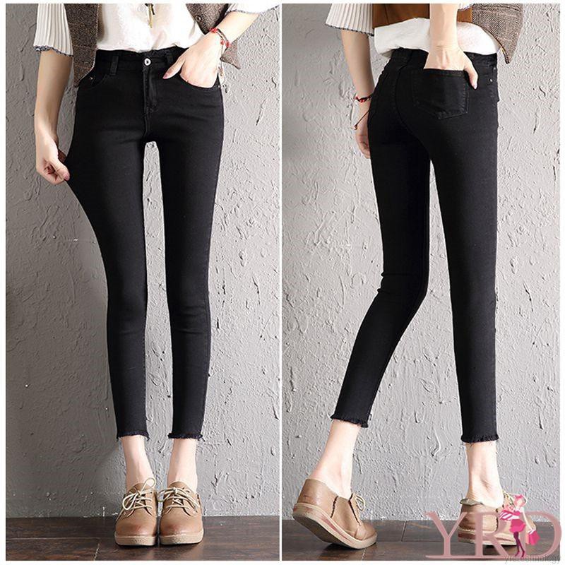 Quần Skinny Jean Nữ Lưng Cao Dáng Bút Chì | BigBuy360 - bigbuy360.vn