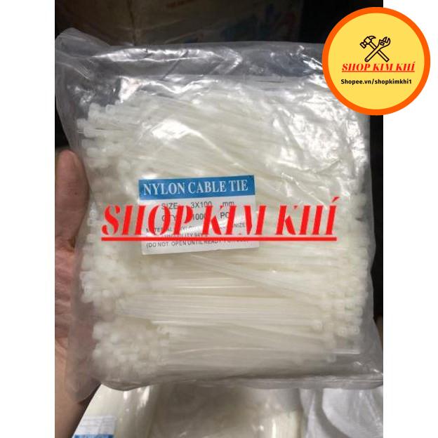 [Kim khí] 1Kg Dây Thít Nhựa, Lạt Nhựa, Dây Rút Nhựa. ( 100mm đến 300mm)