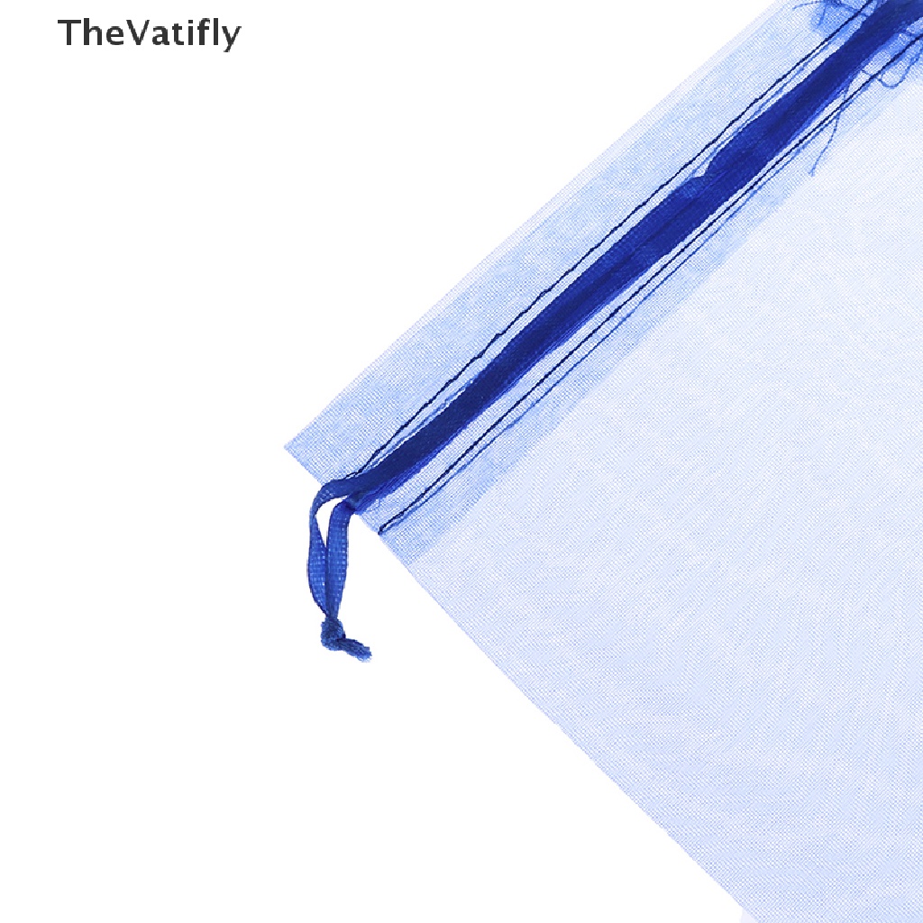 Túi Dây Rút 13 * 18cm Đựng Bánh Kẹo Cưới Bằng Vải organza Nhiều Màu