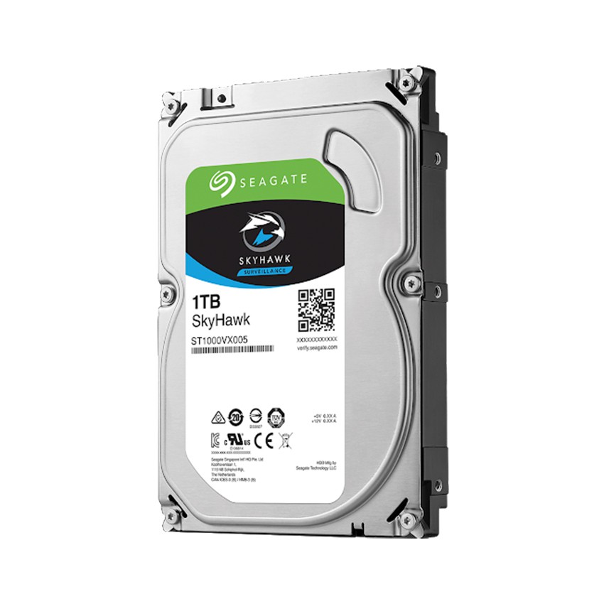 Ổ cứng HDD Seagate SkyHawk 1TB, 2TB, 3TB, 4TB, 6TB 3.5 inch 5400RPM, SATA3 6GBs, 64MB Cache chuyên Camera, PC