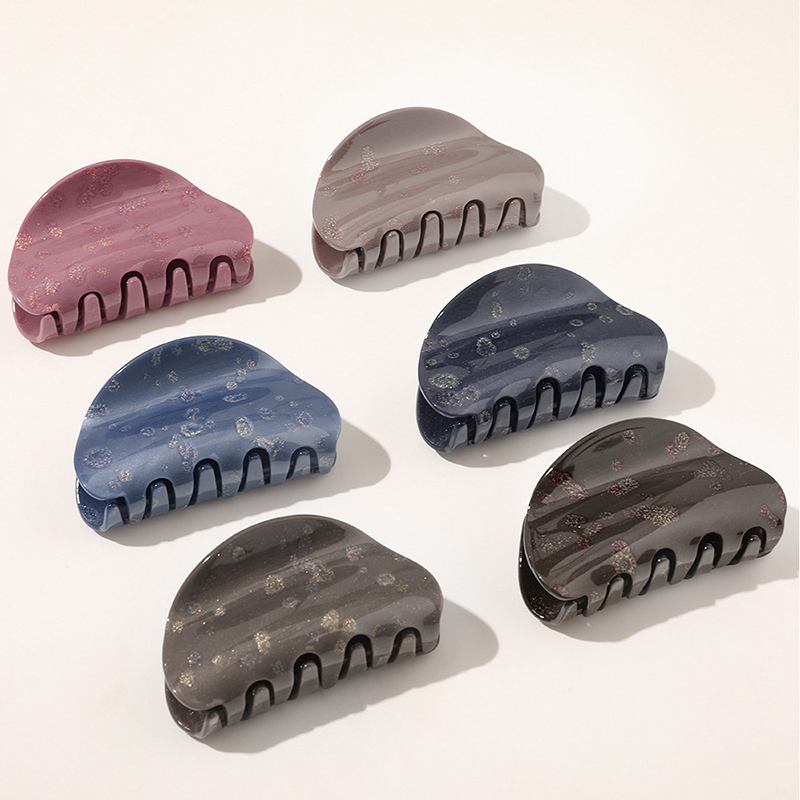 Kẹp tóc họa tiết vân đá xinh xắn thời trang