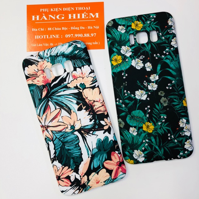 Samsung S8/ S8plus ốp hoa châu âu nhựa mịn in 4D