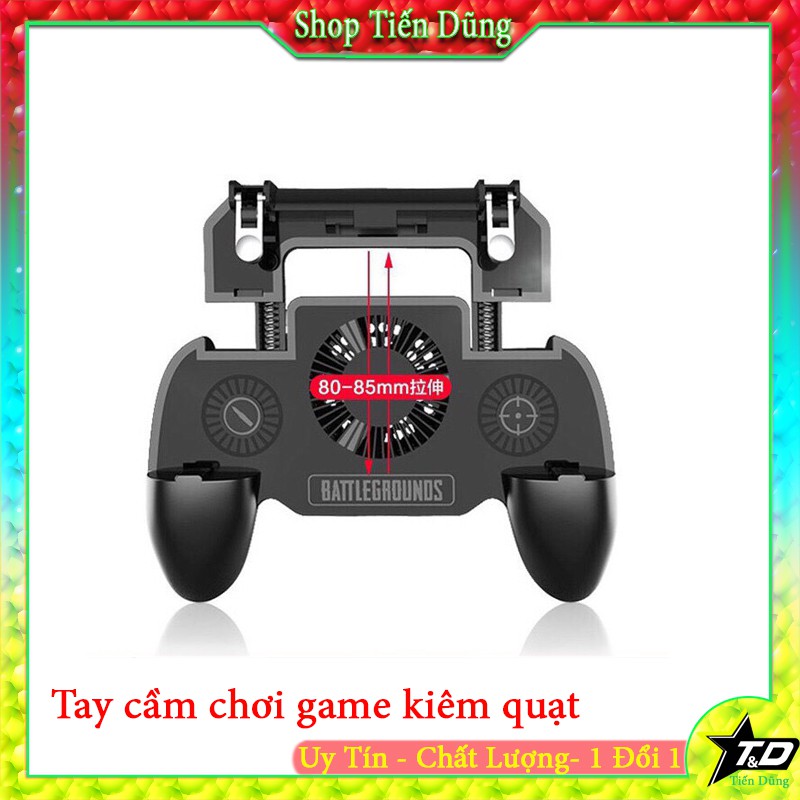 TAY CẦM CHƠI GAME KIÊM QUẠT TOẢ NHIỆT KÈM 2 NÚT BẤM