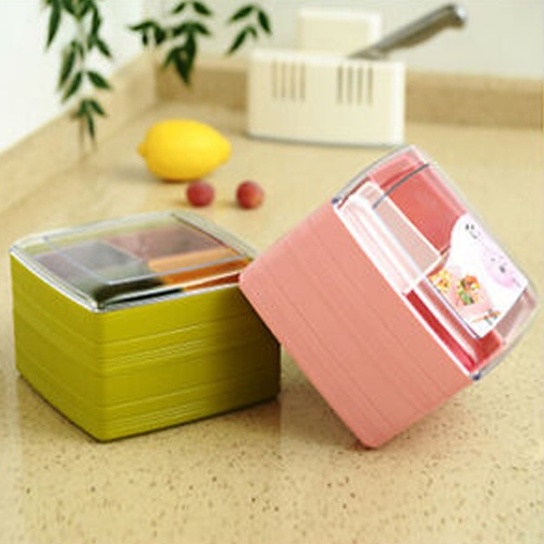 [Hỏa Tốc HN] Hộp đựng cơm bento hồng 2 tầng, nhiều ngăn tiện lợi INOMATA Nội địa Nhật Bản