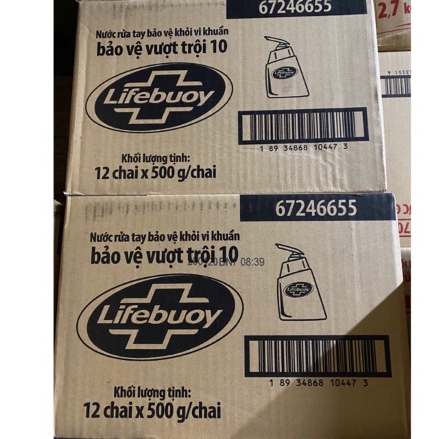 Nước rửa tay Lifebuoy 500g giúp sạch khuẩn và bảo vệ vượt trội khỏi 99.9% vi khuẩn