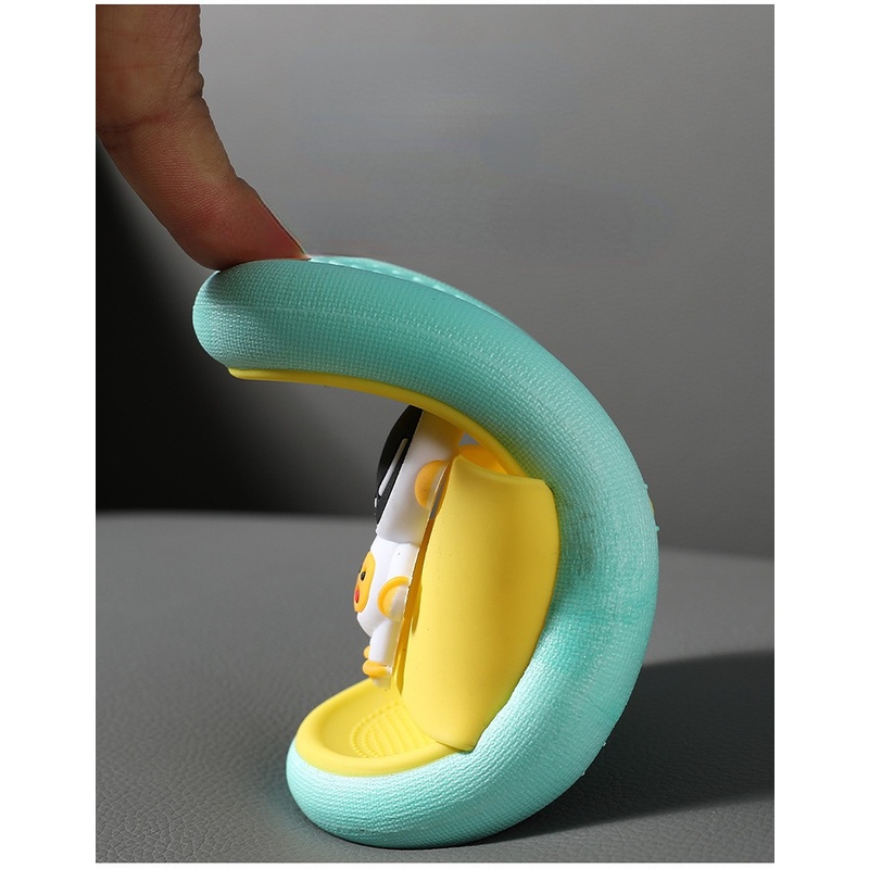 Dép Quai Ngang Chống Trượt Họa Tiết Hoạt Hình Dễ Thương Cho Bé