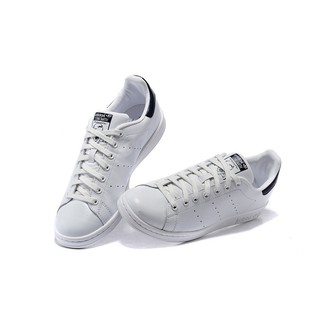 Giày thể thao sneaker stan smith nam nữ trắng gót đen sts04