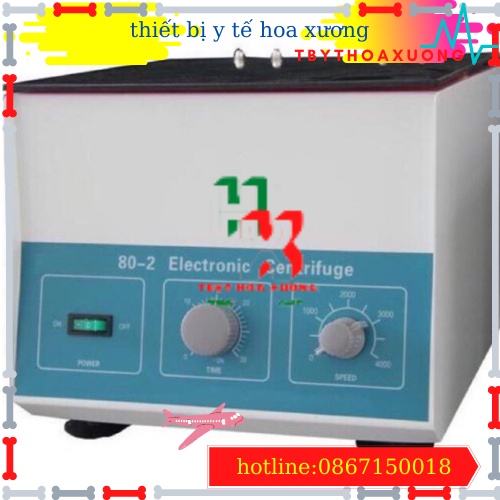 Máy Tách Huyết Tương 12 Ống - Máy Ly Tâm 12 ống 80-2 làm PRP Cực Êm