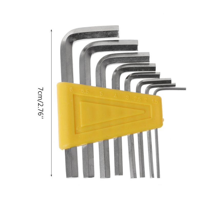 Bộ 8 cờ lê lục giác 1.5mm - 6mm sửa chữa xe đạp