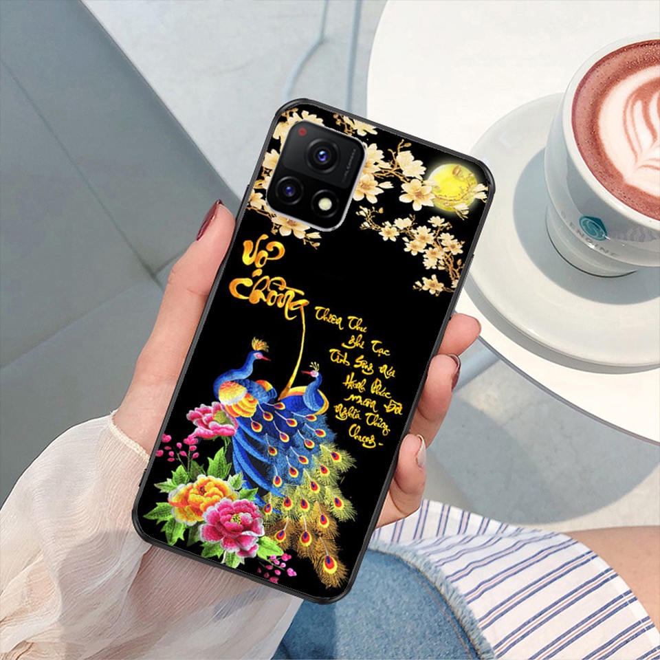 Ốp LƯNG kính cường lực VIVO Y21S,Y33S,Y72,Y15S,Y21 CAO CẤP IN HÌNH ĐỘC ĐÁO SIÊU ĐẸP