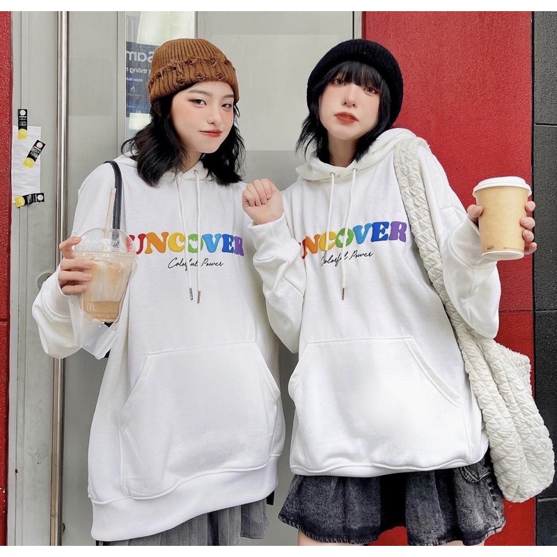 Áo Hoodie Uncover Full Tag Basic COLORFUL POWER Khoác Nỉ - DIONS STORE