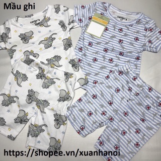 Combo 2 bộ quần áo Bozip cộc cho bé trai