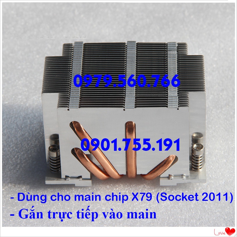 Tản nhiệt Heatsink máy chủ 2U socket 2011 x79 x99 không cần quạt