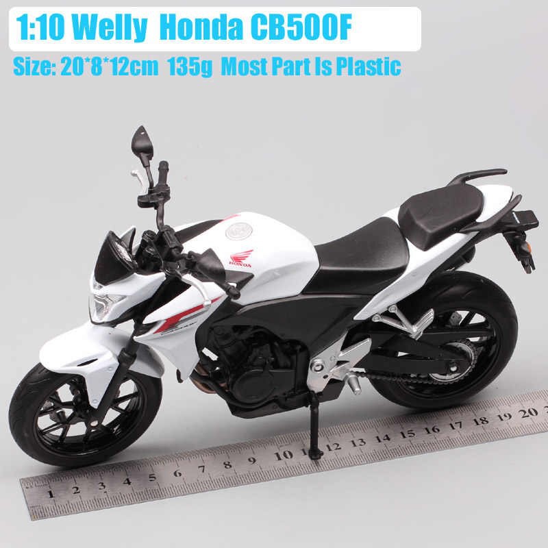 Mô hình moto Honda CB500F tỉ lệ 1:10 WELLY