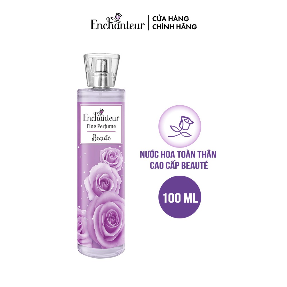 Nước hoa toàn thân cao cấp Enchanteur hương Princesse/ Chic/ Beauté 100ml | Thế Giới Skin Care