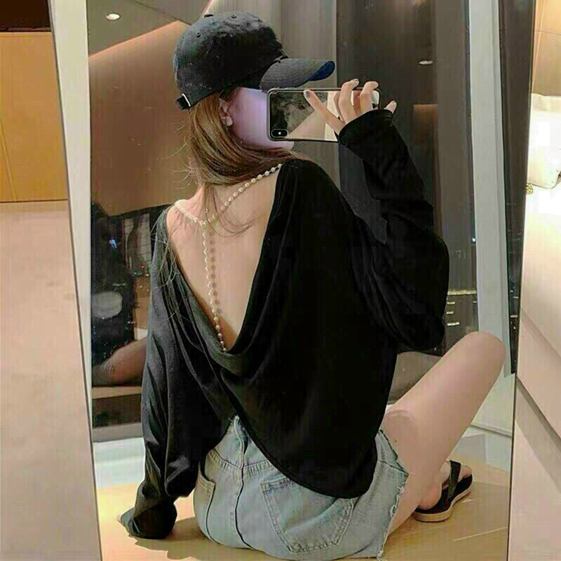 [HOT]ÁO KIỂU XOẮN LƯNG VỀ TRẮNG, ĐEN CO GIÃN YL81213