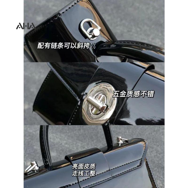 Túi xách AHA official phối dây xích phong cách cổ điển dành cho nữ