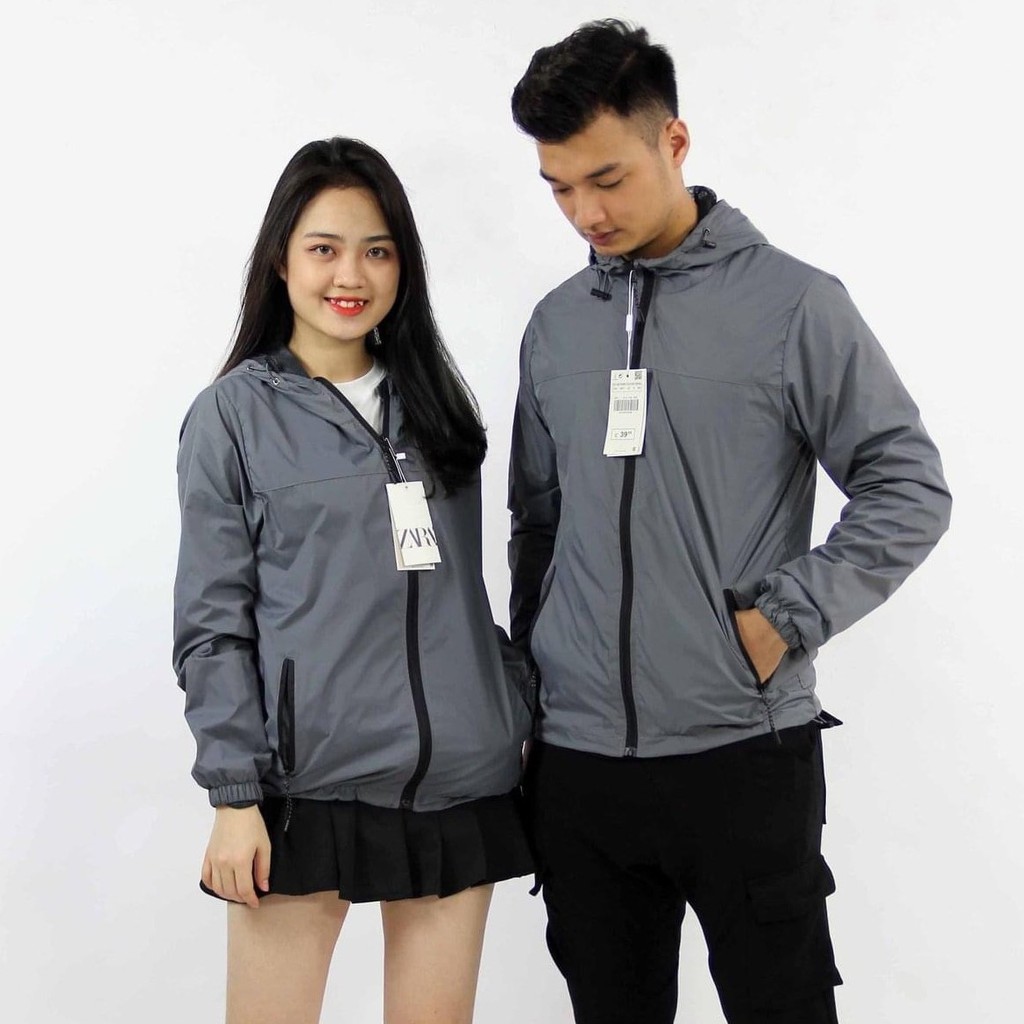 Áo khoác gió ZA-RA - Áo gió Nam Nữ 4 màu Đỏ , Đen , Xám , X.Than chống nắng chống nước 2020 Hàng VNXK Full Tem Tag | BigBuy360 - bigbuy360.vn
