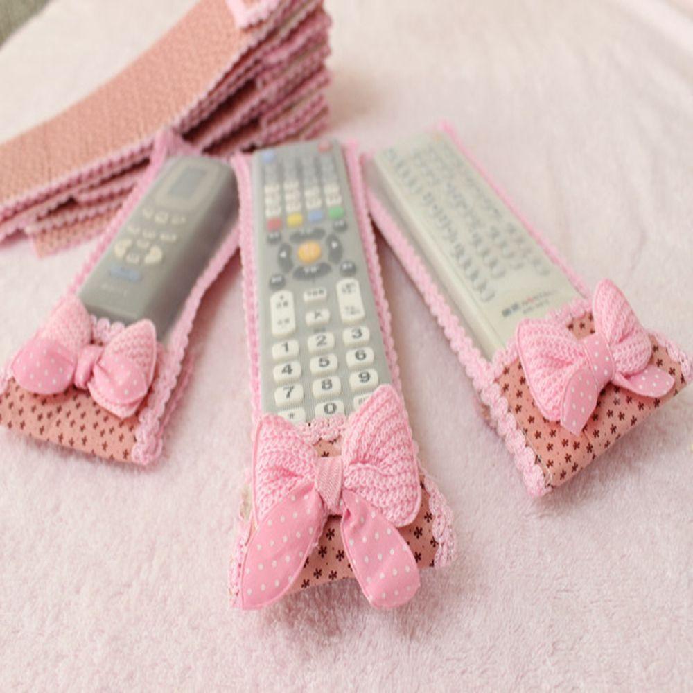1 Túi Vải Bảo Vệ Điều Khiển TV Từ Xa Chống Bụi Hình Bướm Nhiều Màu Sắc