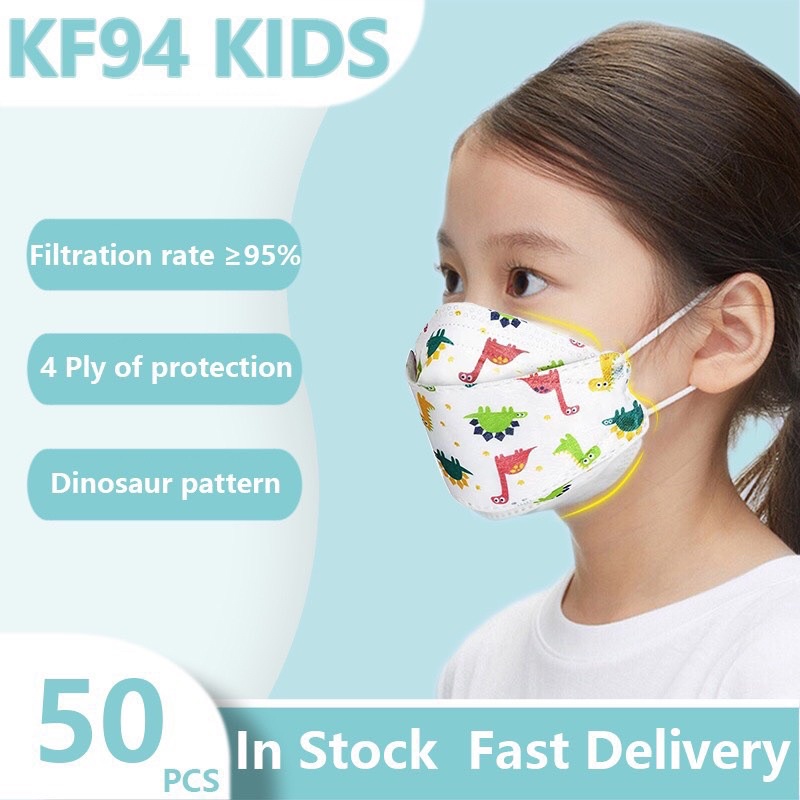 Thùng 100 cái khẩu trang kf94 hàng chuẩn 4 lớp kháng khuẩn dày đẹp