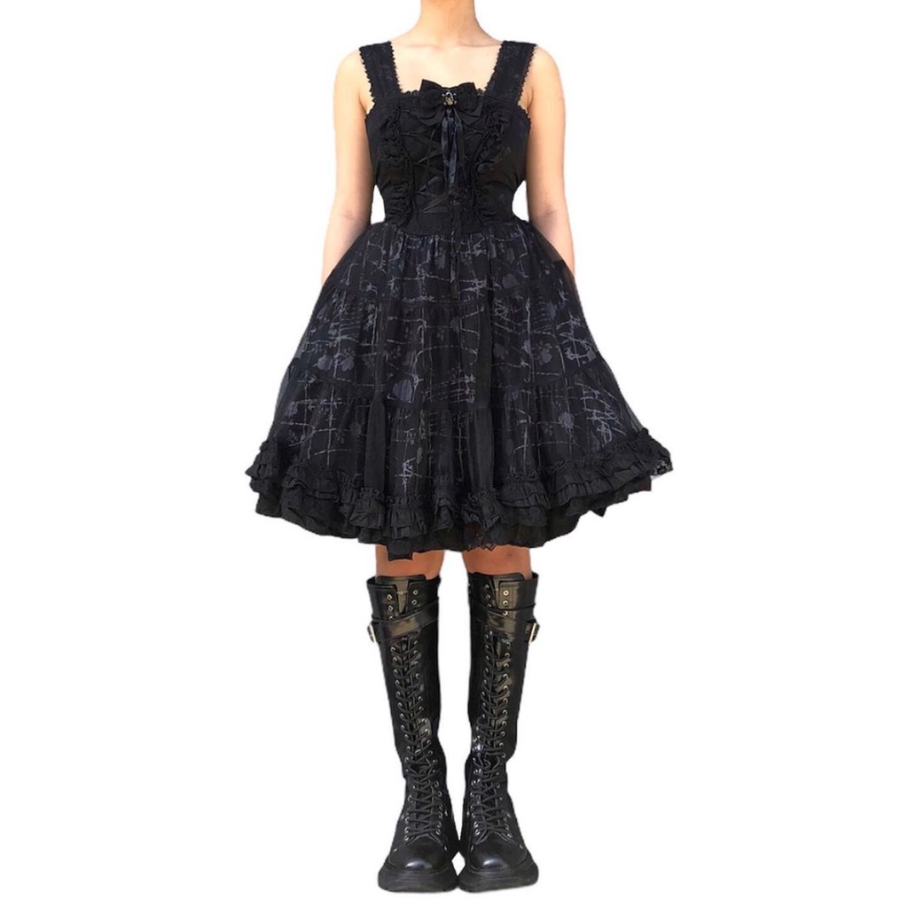 BLOOD STORM CLUB BODY LINE Skull Gothic Lolita